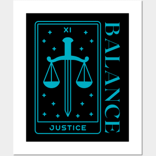 Libra Energy Justice & Balance Posters and Art